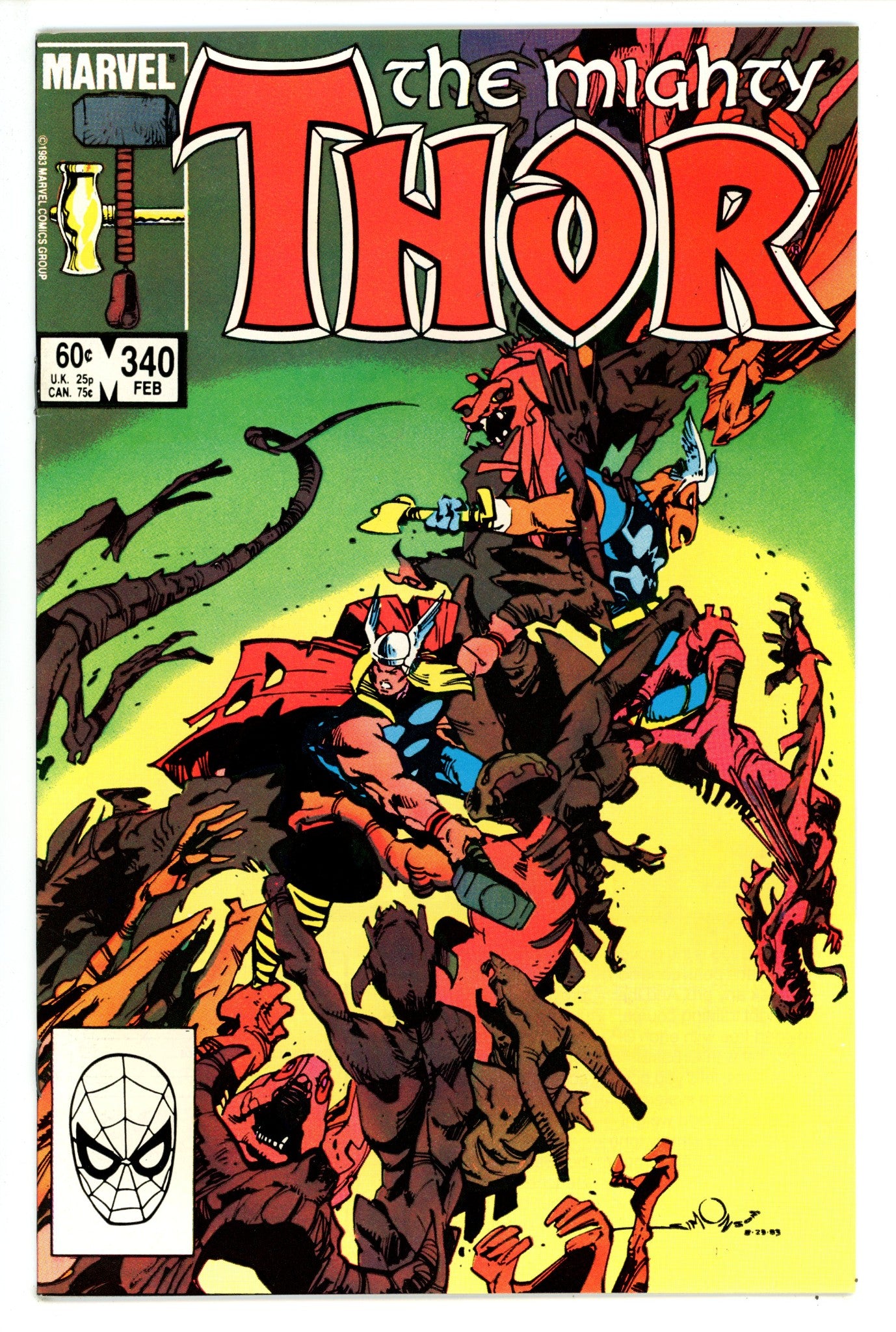Thor Vol 1 340 High Grade (1984) 