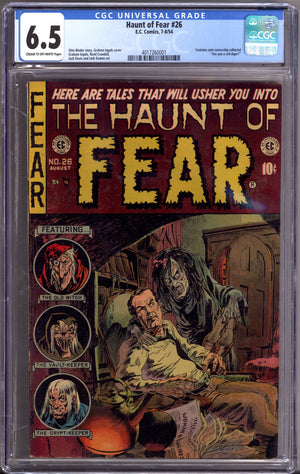 Haunt of Fear Vol 1 26 CGC 6.5 (FN+) (1954)
