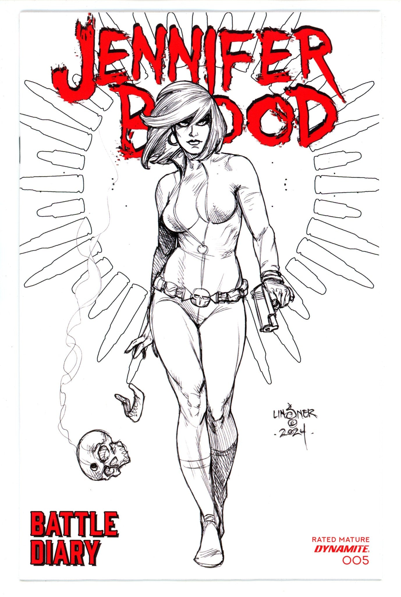 Jennifer Blood Battle Diary 5 Linsner Incentive Variant (2024)