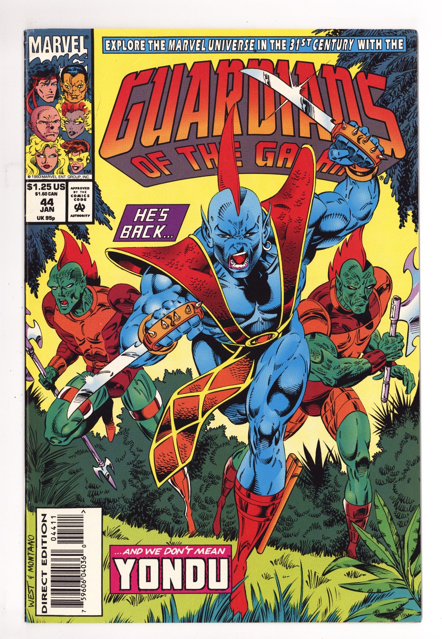 Guardians of the Galaxy Vol 1 44 High Grade (1994) 