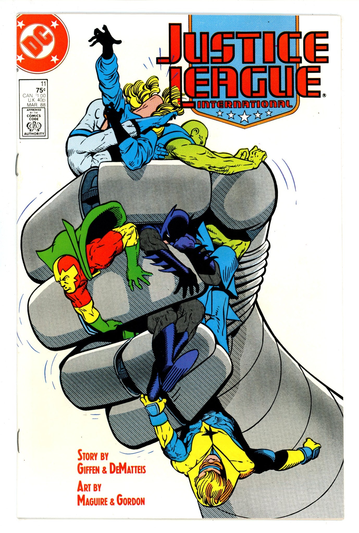 Justice League International 11 High Grade (1988) 