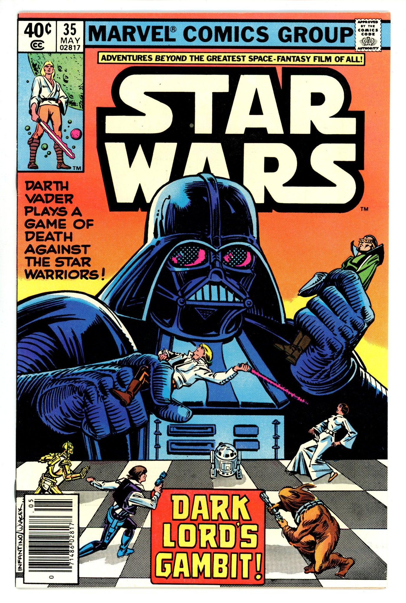 Star Wars Vol 1 35 VF+ (8.5) (1980) Newsstand 