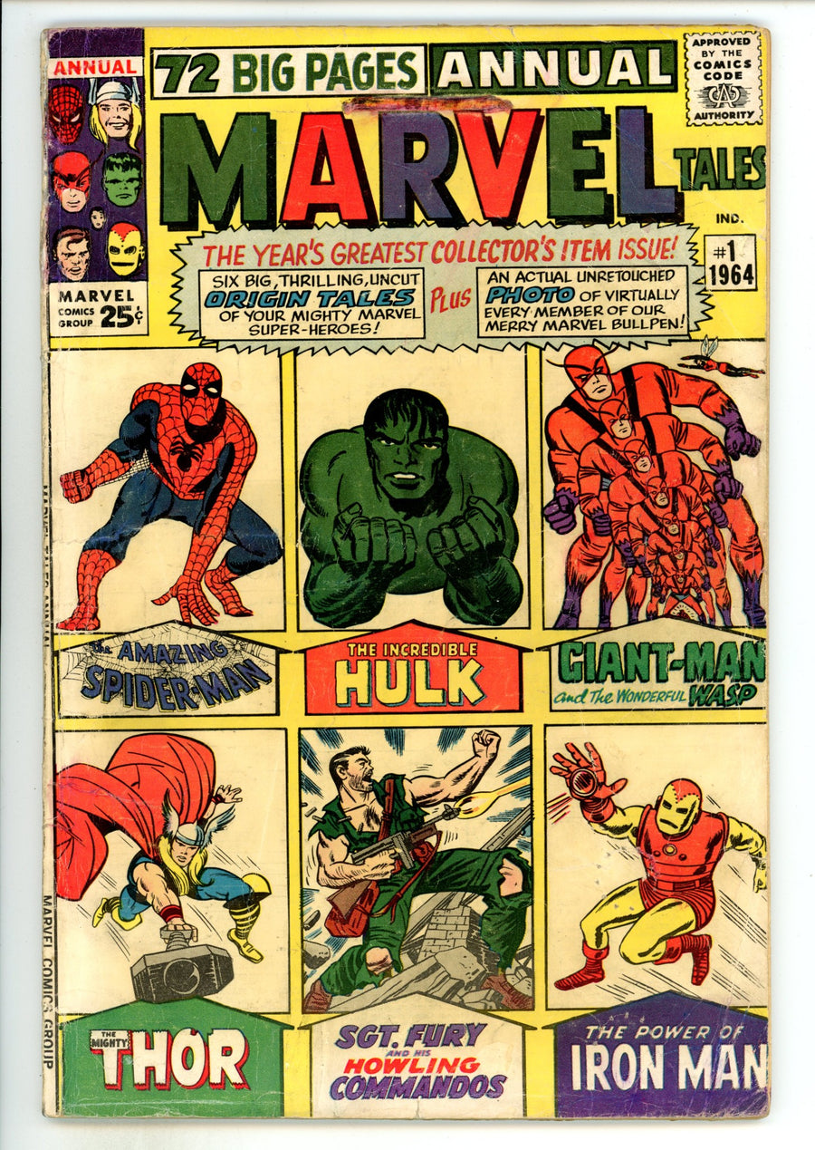 Marvel Tales Annual 1 GD/VG (3.0) (1964) 