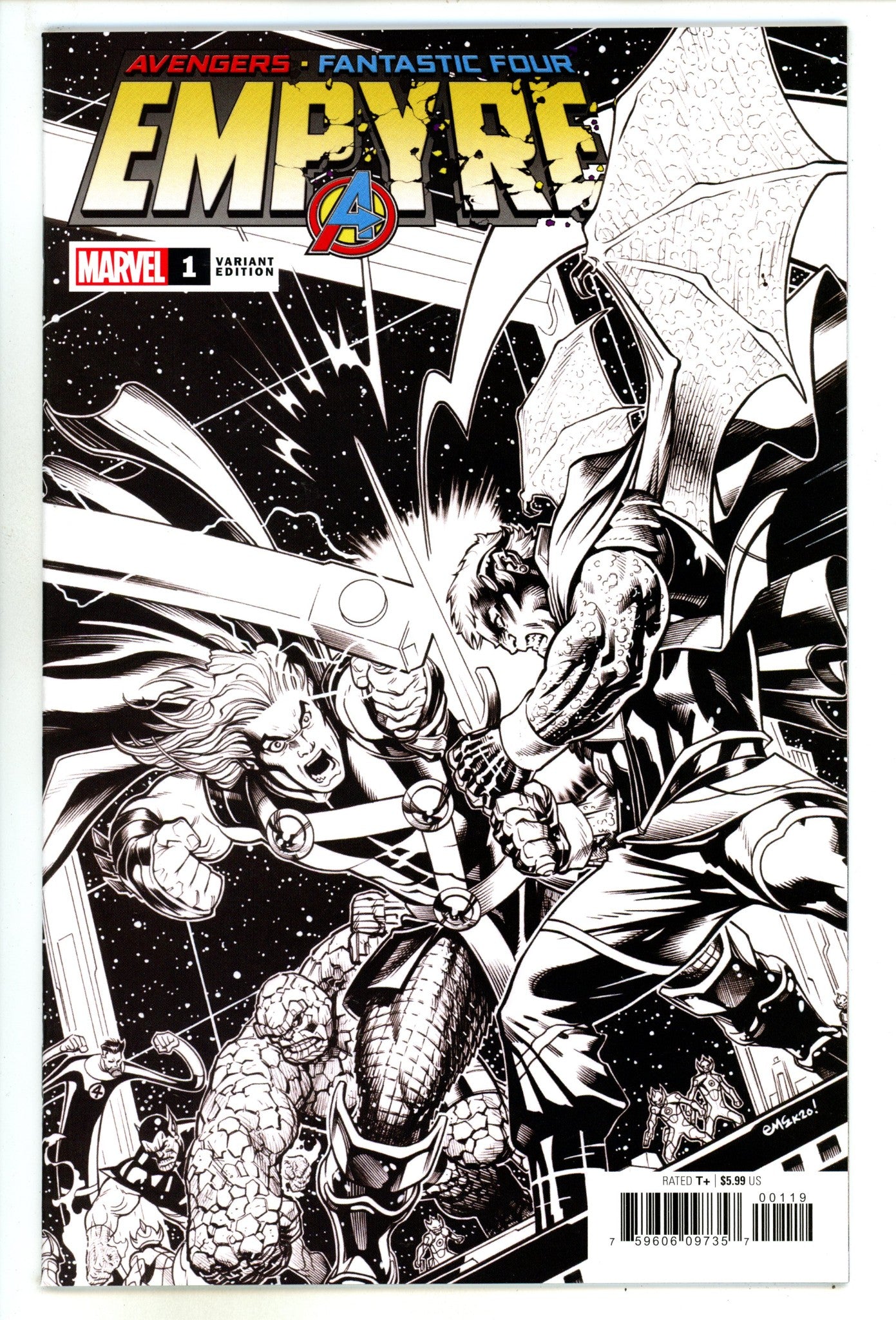 Empyre 1 High Grade (2020) McGuinness Sketch Variant 