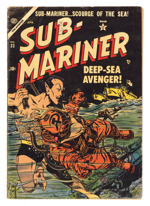 Sub-Mariner Comics 33 VG- (3.5) (1954) 