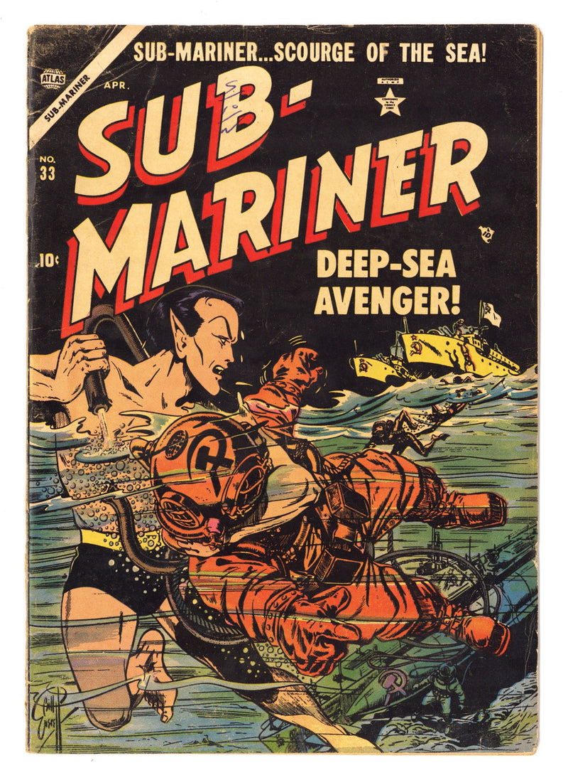 Sub-Mariner Comics 33 VG- (3.5) (1954) 
