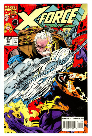 X-Force Vol 1 28 Mid Grade (1993)