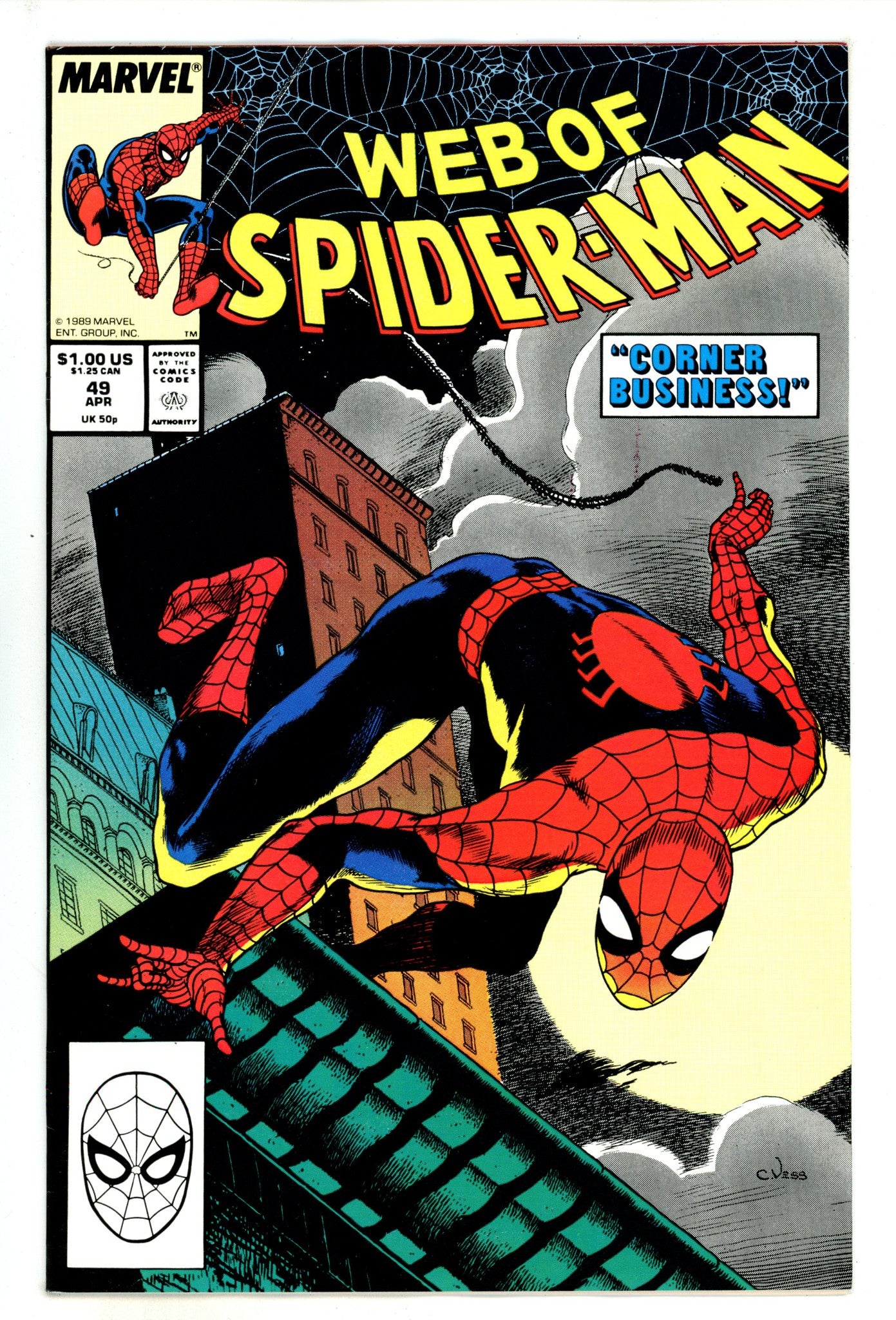 Web of Spider-Man Vol 1 49 High Grade (1989) 