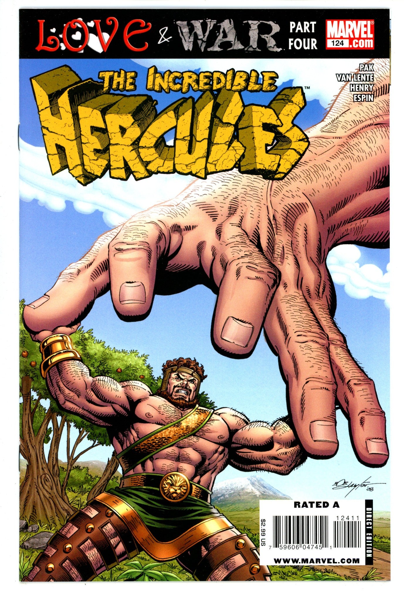 Incredible Hercules 124 High Grade (2009) 