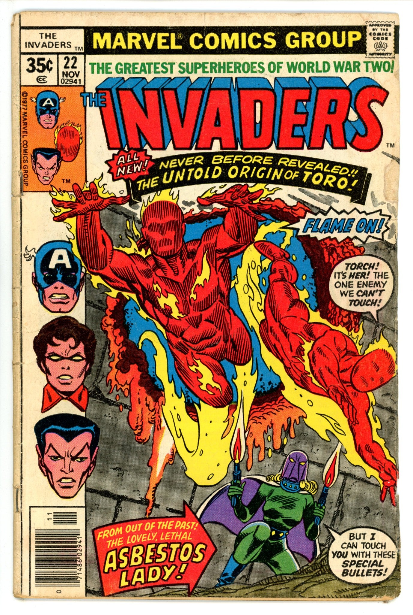 The Invaders Vol 1 22 GD (1977)