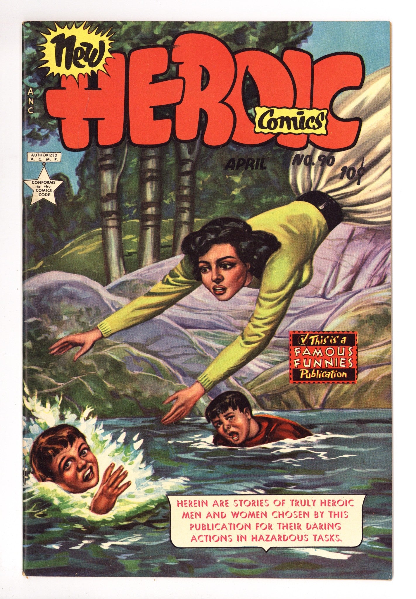 New Heroic Comics 90 NM- (9.2) (1954) 