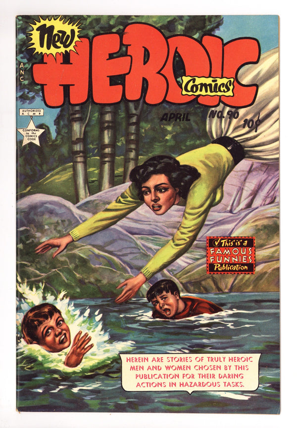 New Heroic Comics 90 NM- (9.2) (1954)