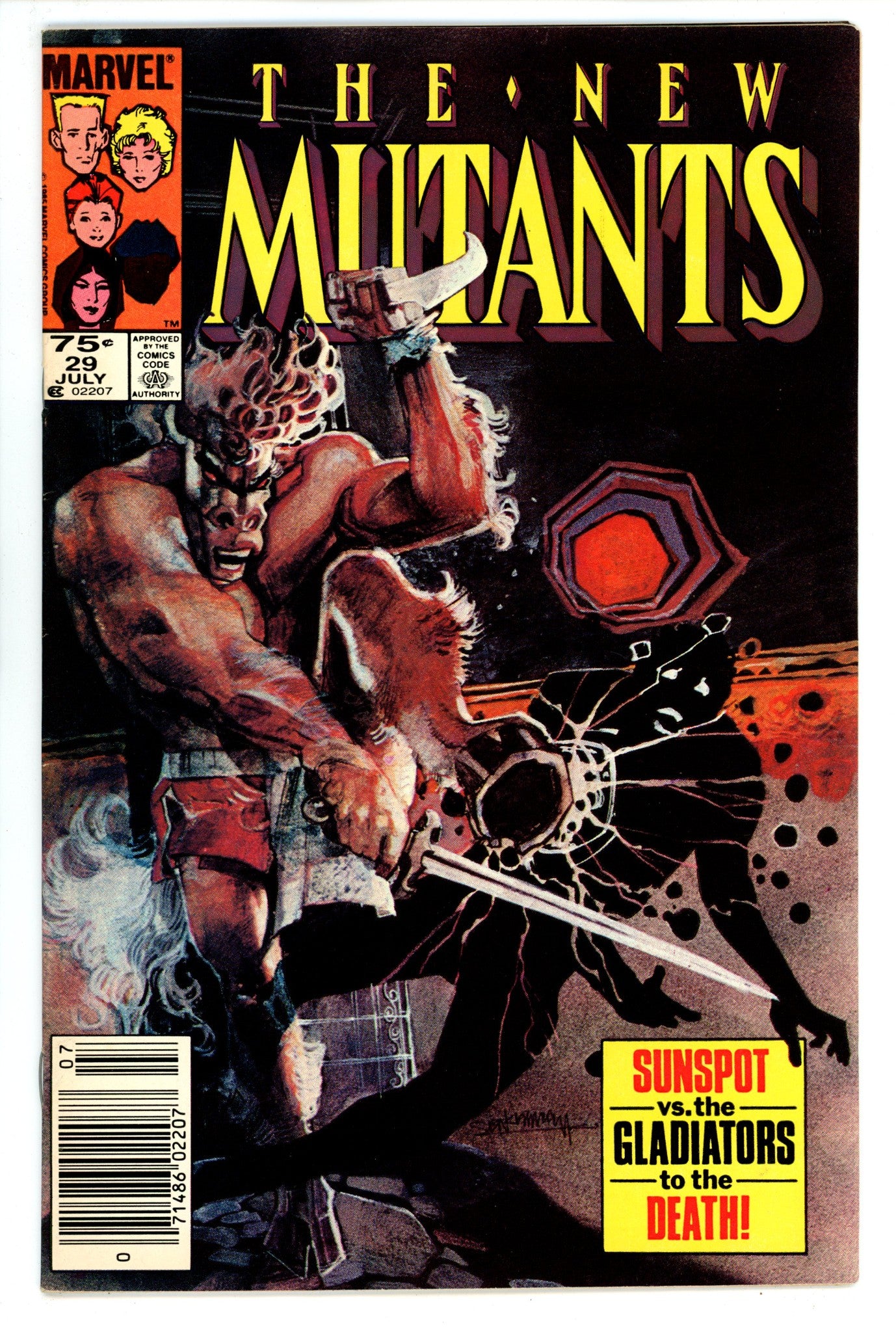 The New Mutants Vol 1 29 VF- (7.5) (1985) Canadian Price Variant 
