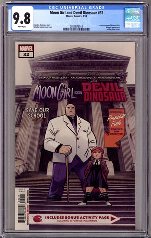 Moon Girl and Devil Dinosaur 32 CGC 9.8 (NM/M) (2018)