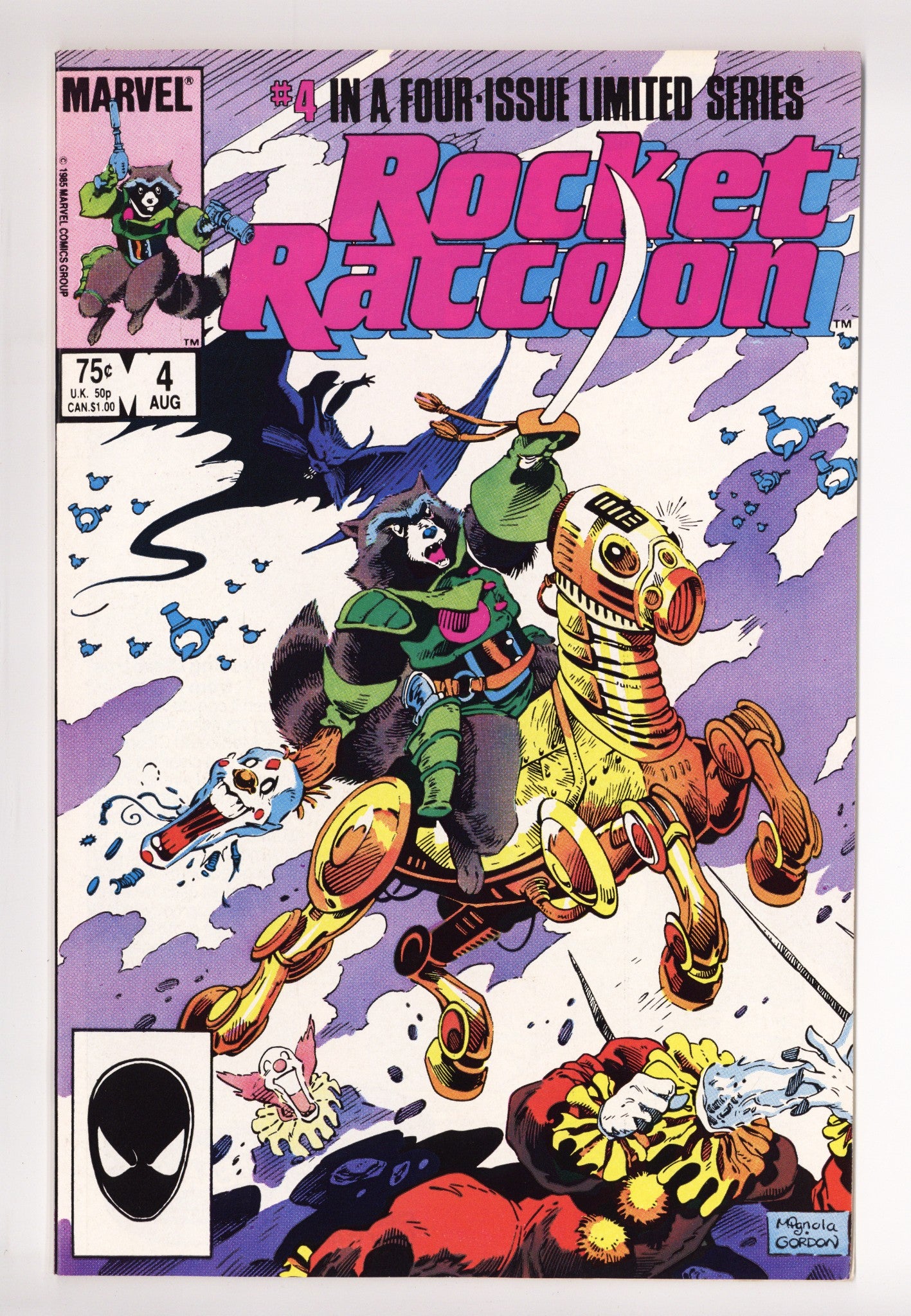 Rocket Raccoon Vol 1 4 VF/NM (9.0) (1985) 