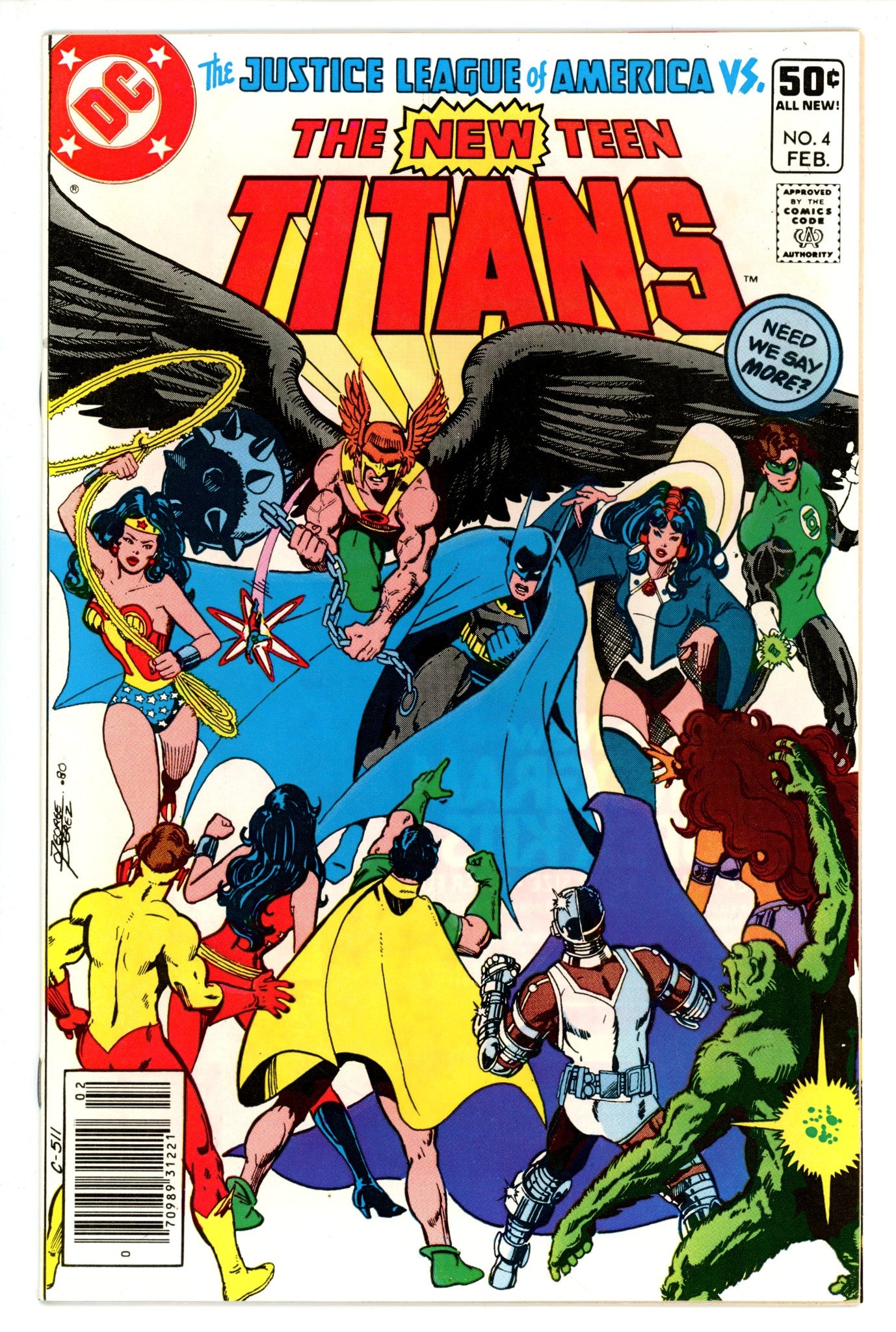The New Teen Titans Vol 1 4 Newsstand (1981)