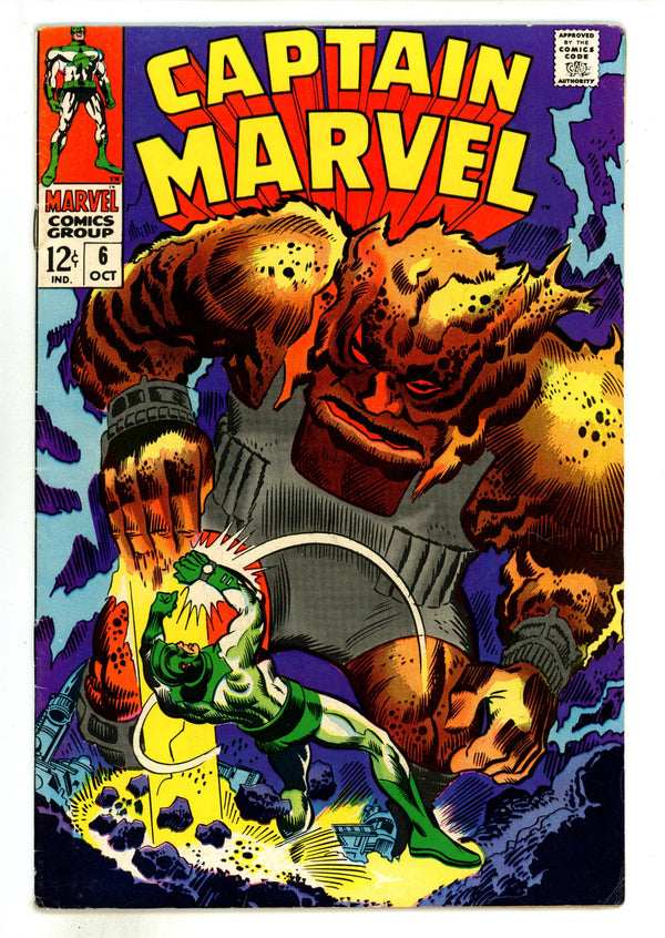 Captain Marvel Vol 1 6 VG/FN (5.0) (1968)