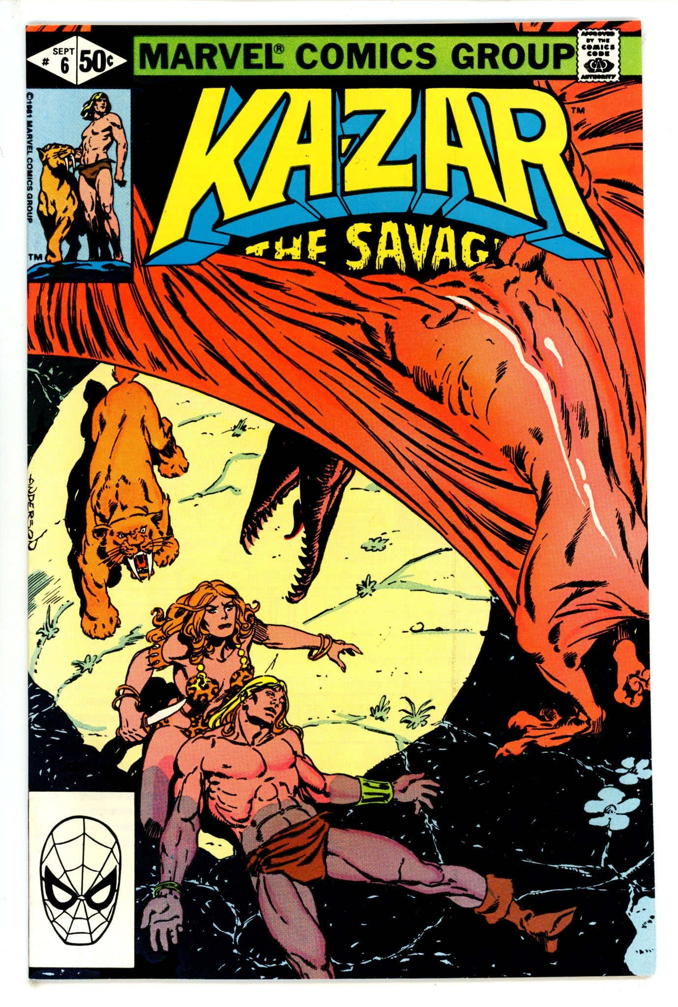 Ka-Zar the Savage Vol 3 6 (1981)
