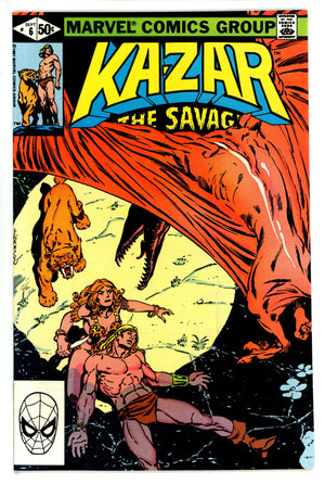 Ka-Zar the Savage Vol 3 6 (1981)