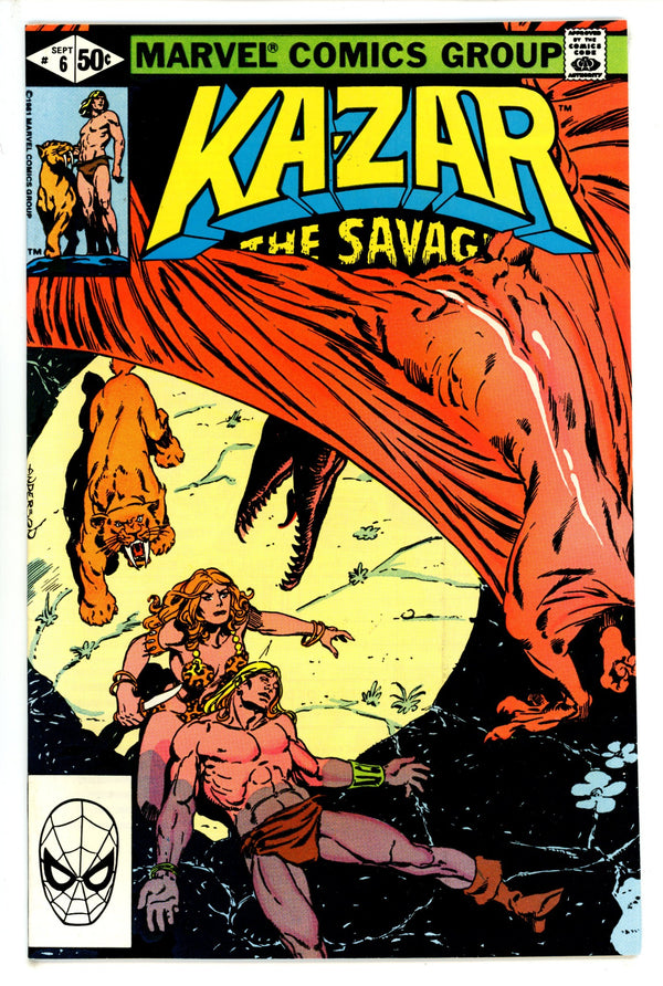 Ka-Zar the Savage Vol 3 6 (1981)