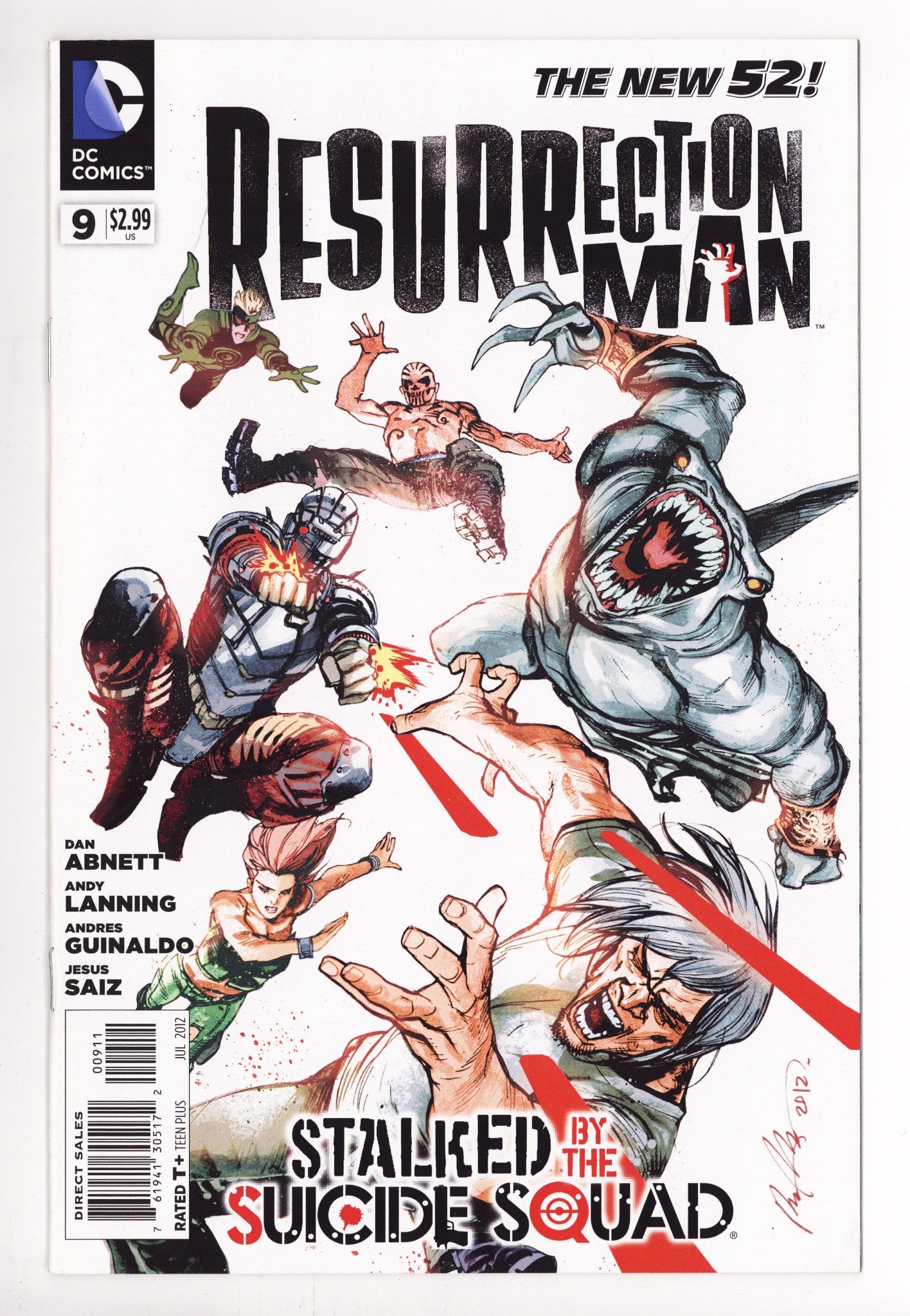 Resurrection Man Vol 2 9 High Grade (2012) 