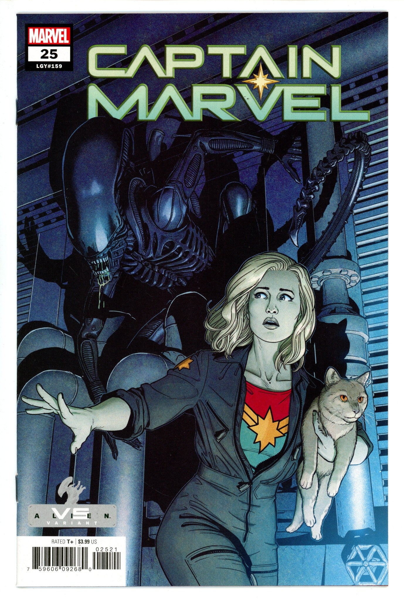 Captain Marvel Vol 11 25 Mckelvie Alien Variant (2021)