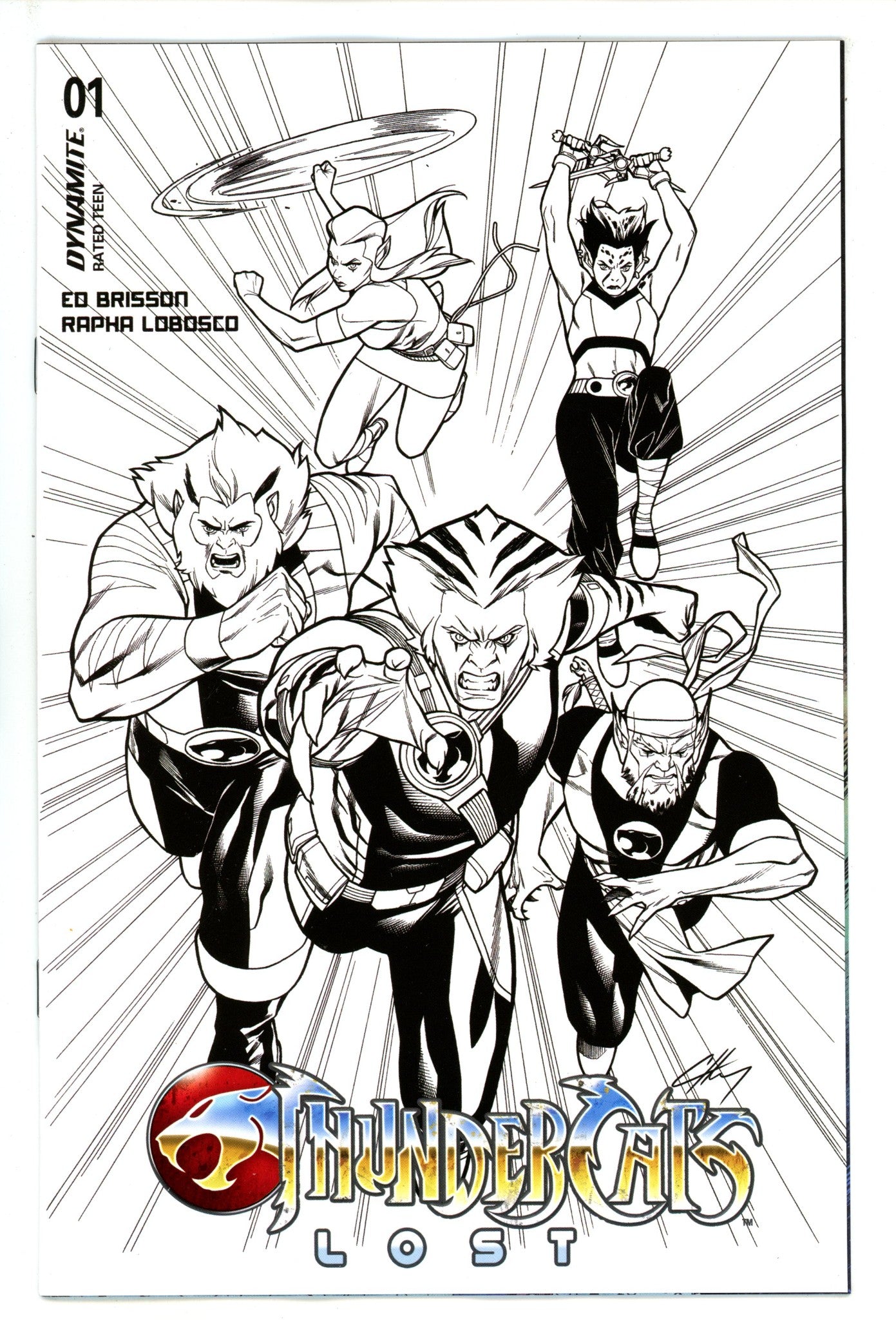Thundercats Lost 1 Henry B&W Incentive Variant (2025)