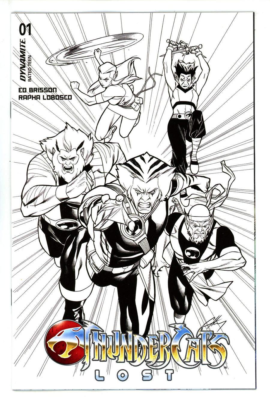 Thundercats Lost 1 Henry B&W Incentive Variant (2025)