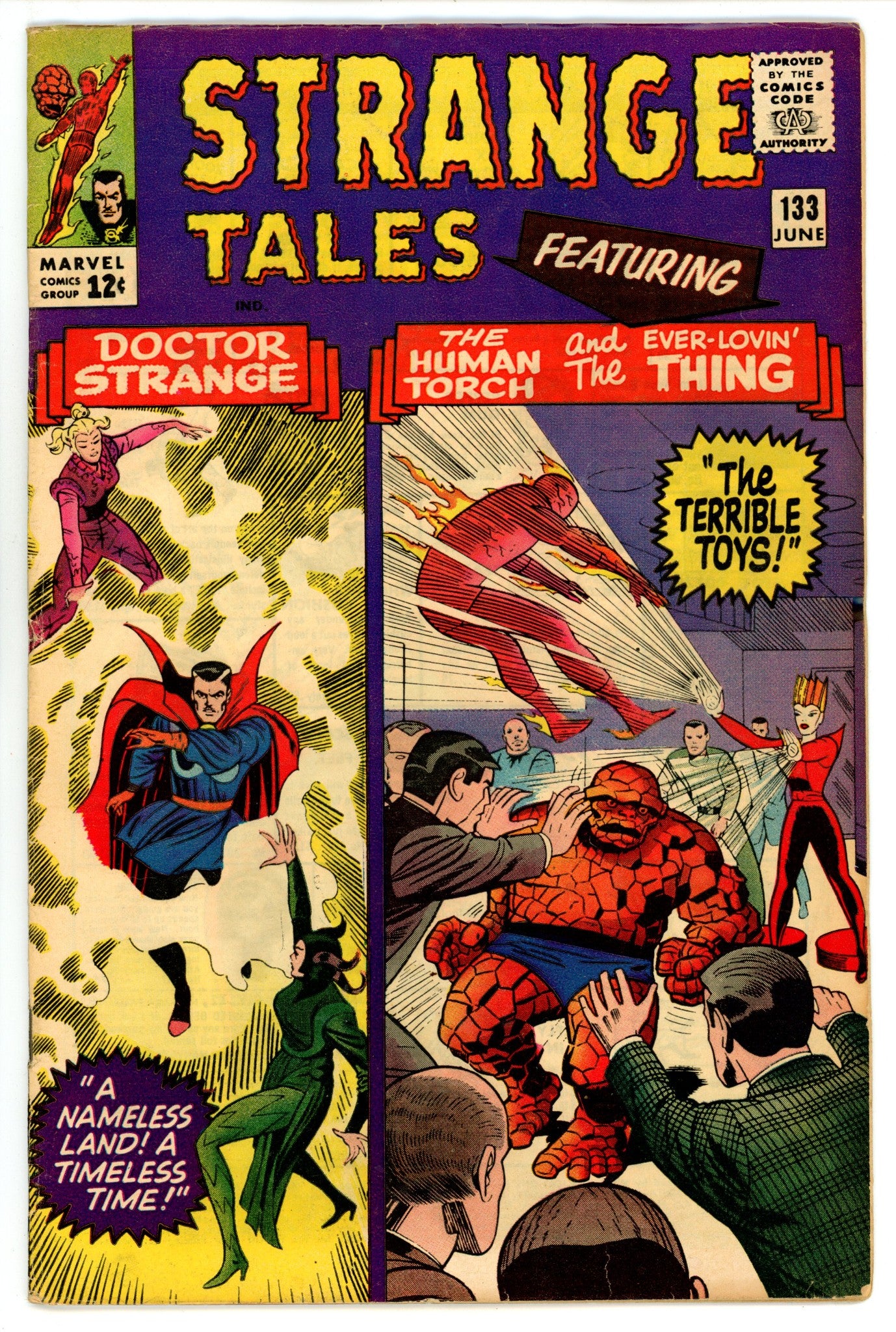 Strange Tales Vol 1 133 FN- (5.5) (1965) 