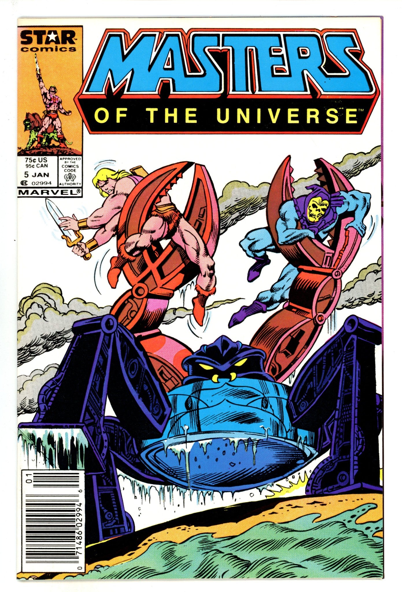 Masters of the Universe 5 VF- (7.5) (1987) Newsstand 