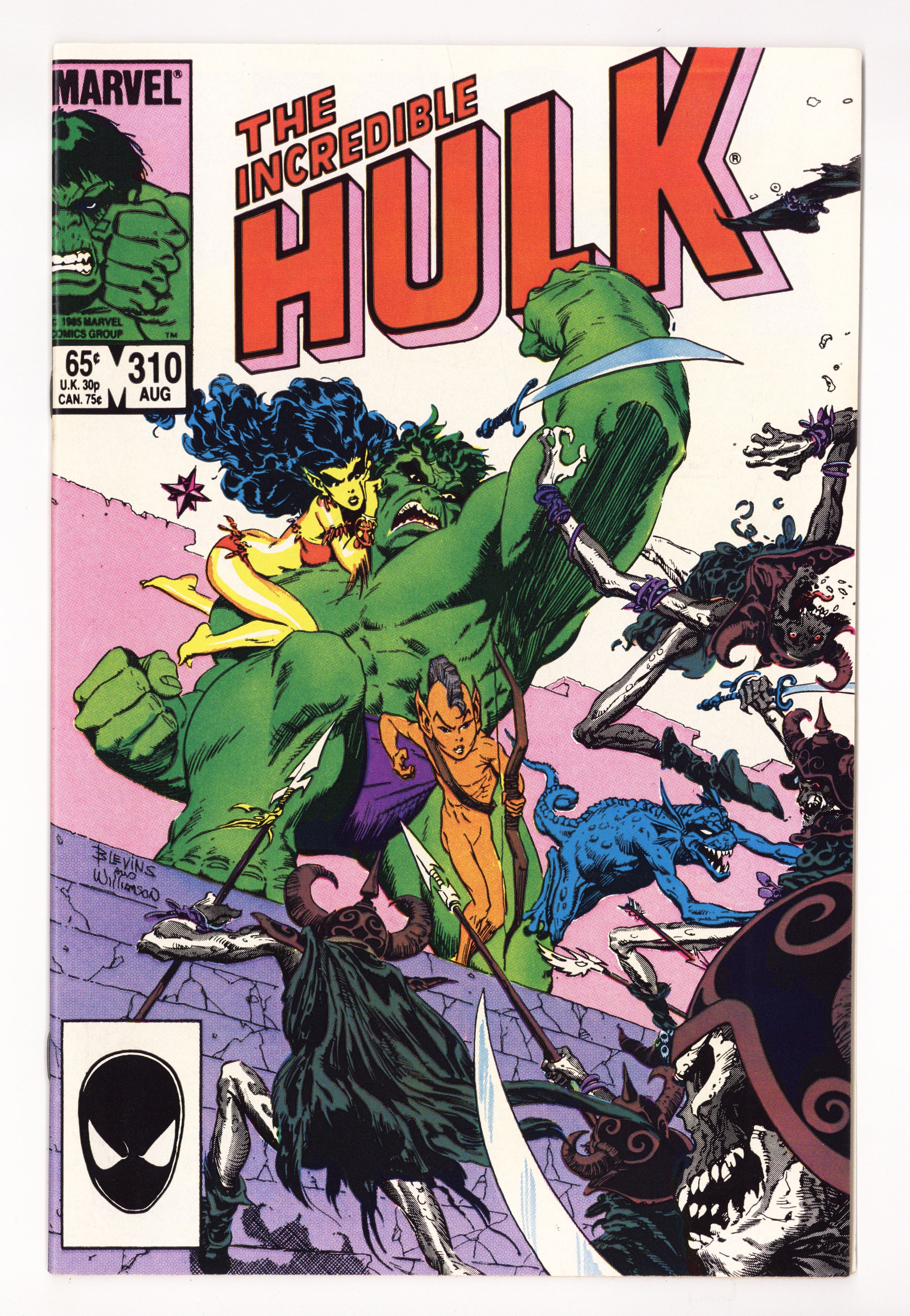 The Incredible Hulk Vol 1 310 High Grade (1985) 