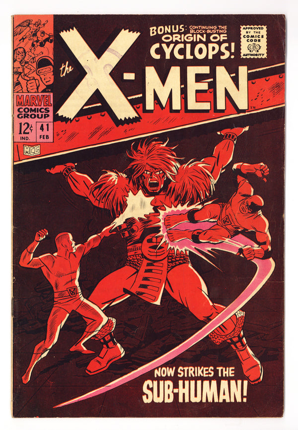The X-Men Vol 1 41  VG/FN (5.0)   (1968)