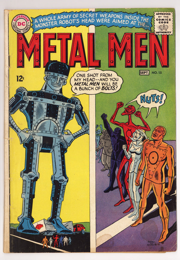 Metal Men Vol 1 15 GD/VG (3.0) (1965)