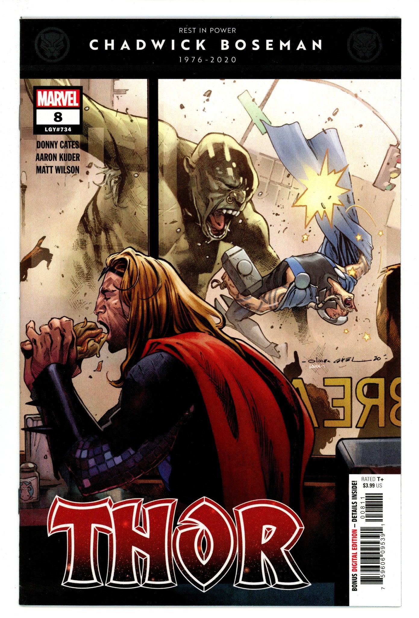 Thor Vol 6 8 (734)  High Grade   (2020) Timeless     Variant  