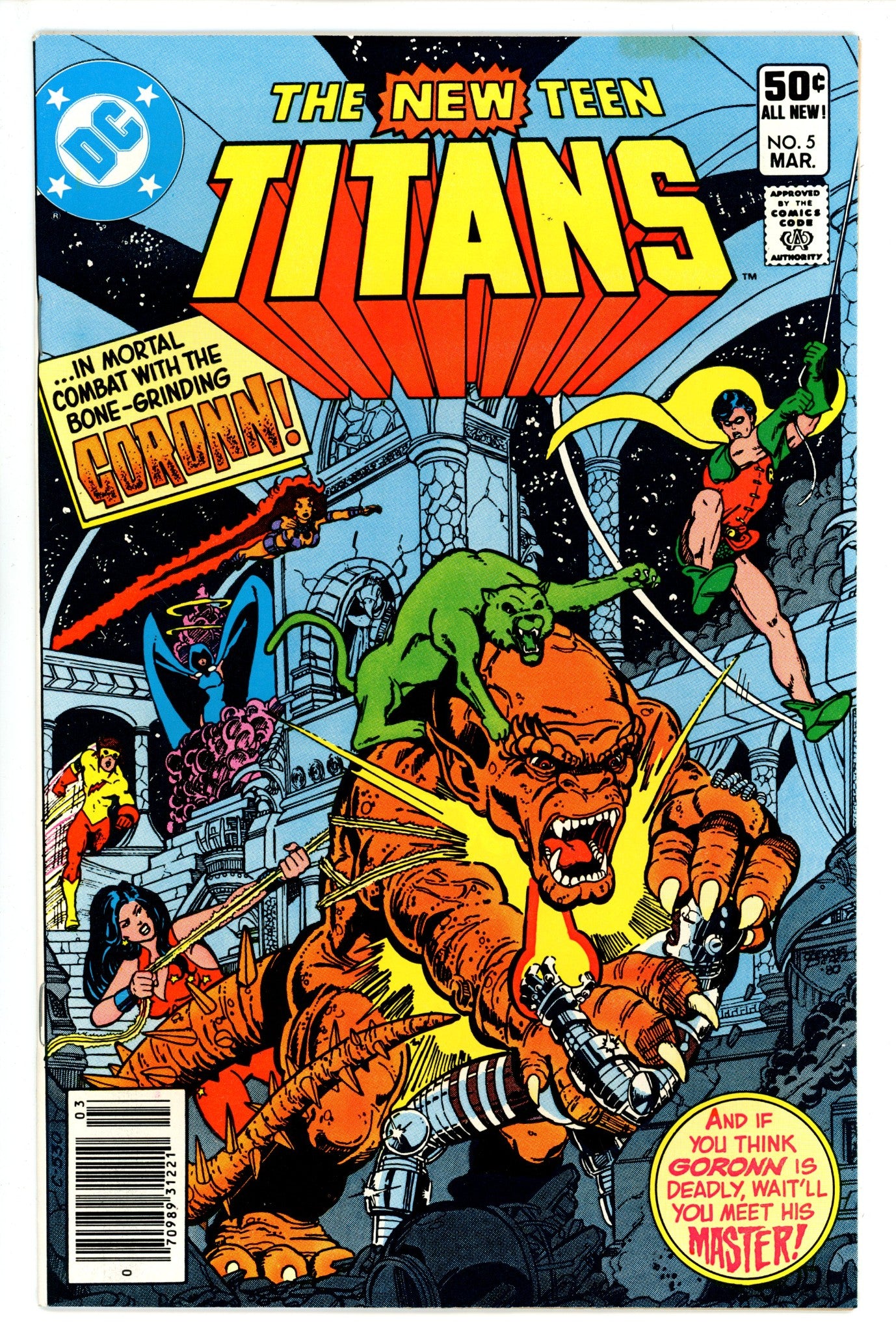 The New Teen Titans Vol 1 5 Newsstand (1981)