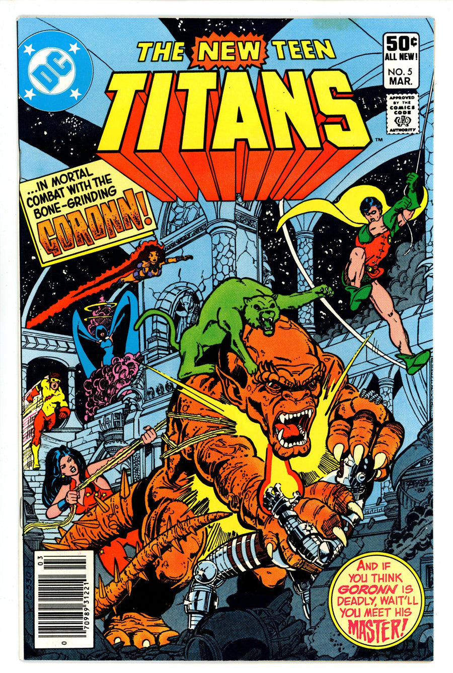The New Teen Titans Vol 1 5 Newsstand (1981)