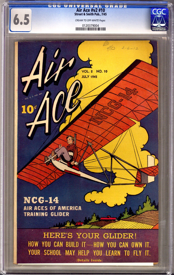 Air Ace Vol 2 10 CGC 6.5 (1945)