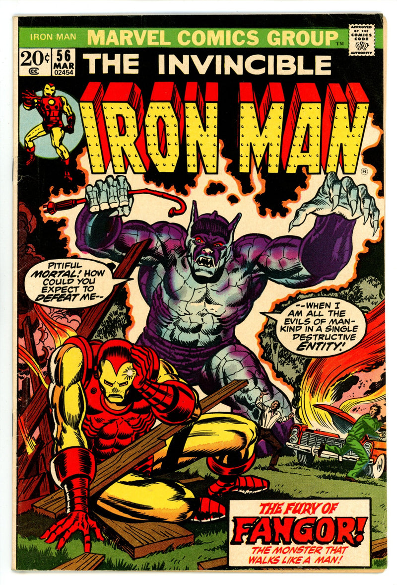 Iron Man Vol 1 56  VG+ (4.5)   (1973)        