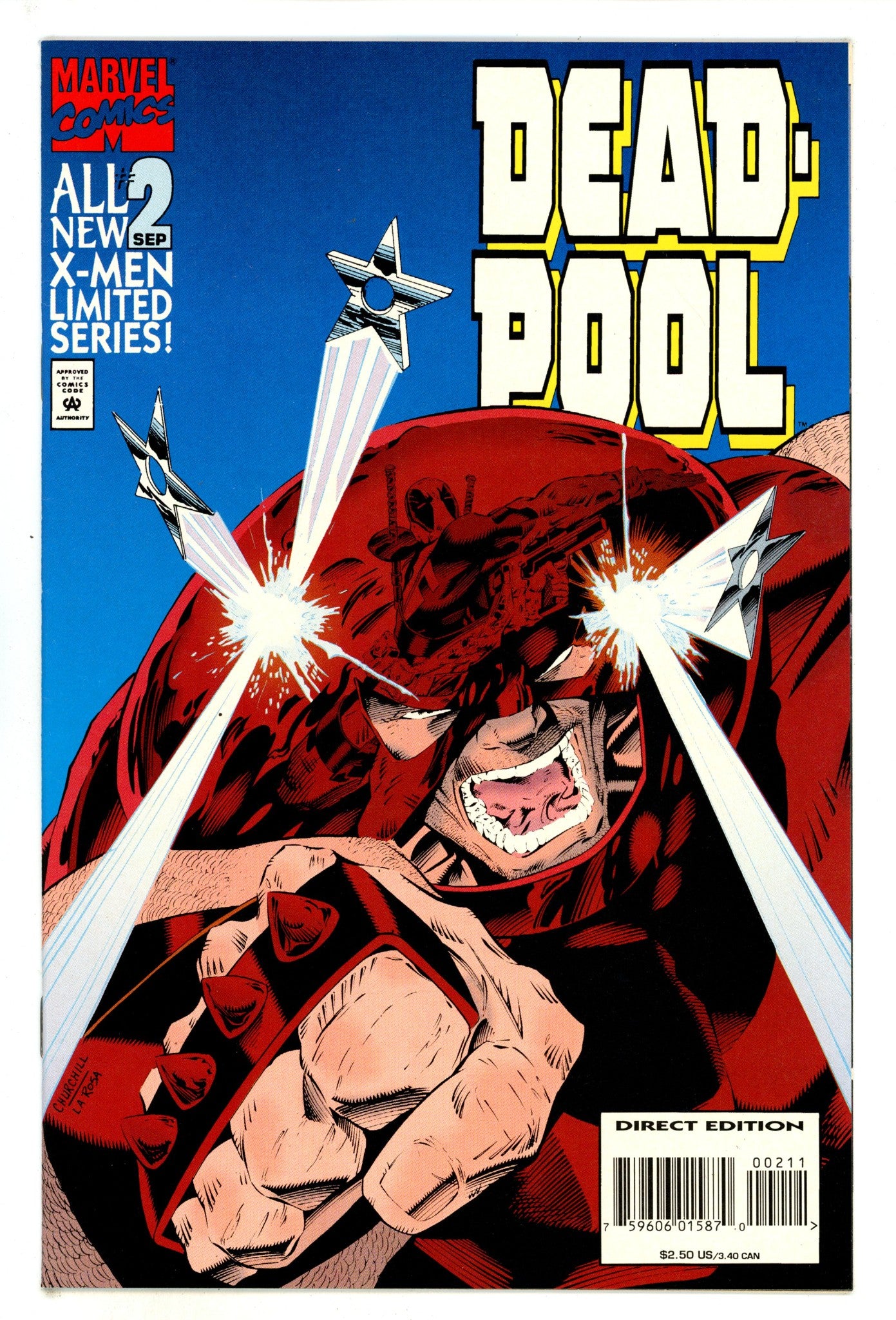 Deadpool Vol 1 2 NM- (9.2) (1994) 