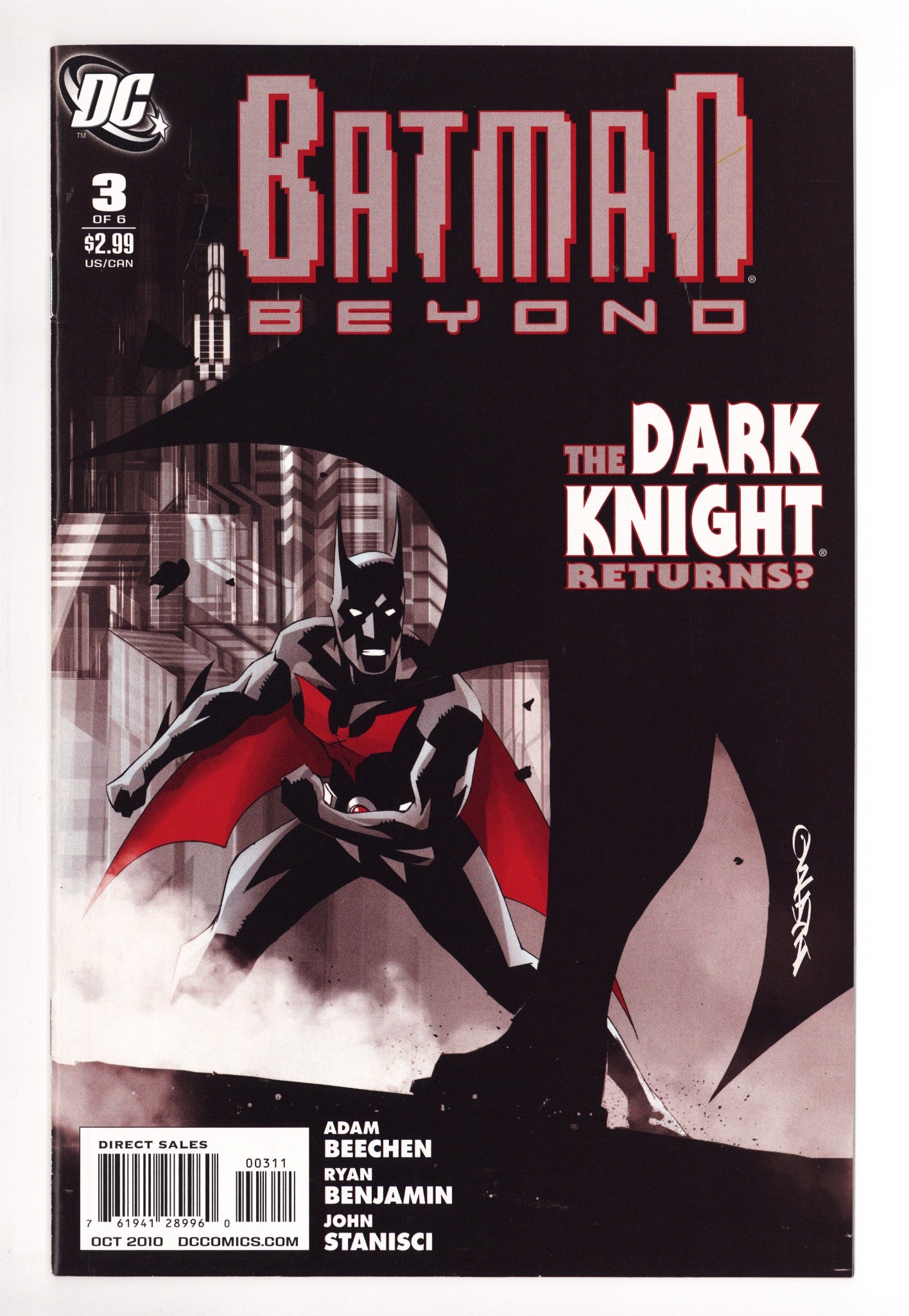 Batman Beyond Vol 3 3 Mid Grade (2010) 