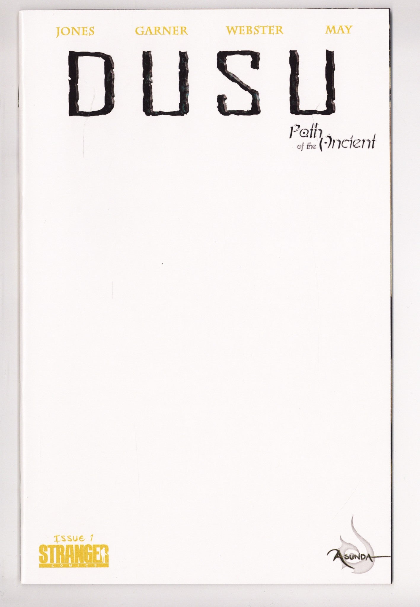 Dusu: Path of the Ancient 1 High Grade (2016) Blank Variant 