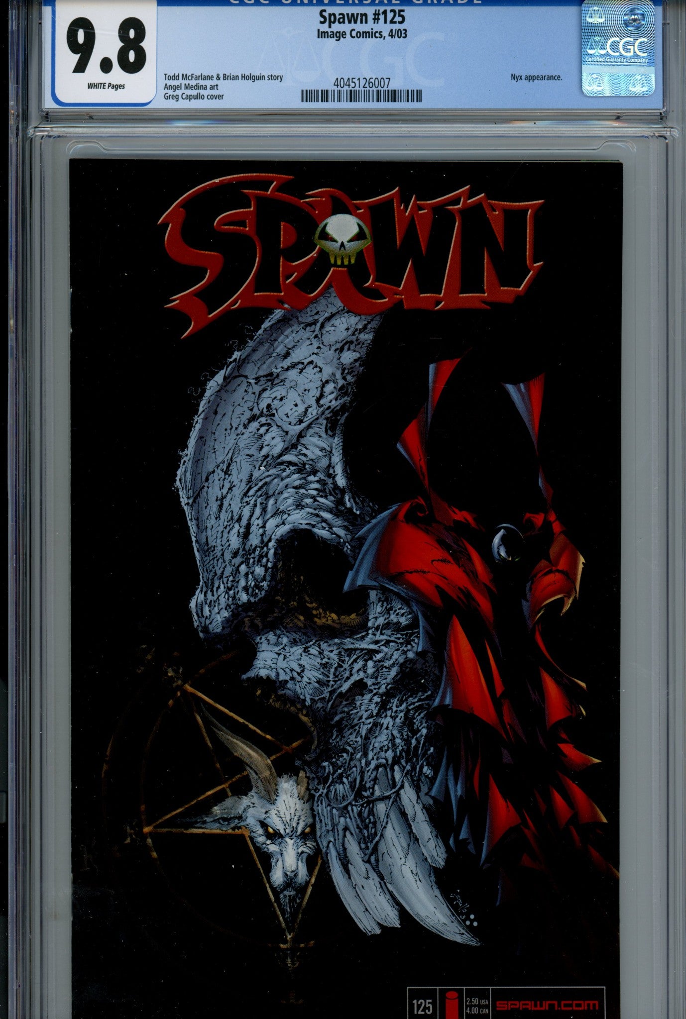 Spawn 125 CGC 9.8 (NM/M) (2003) 