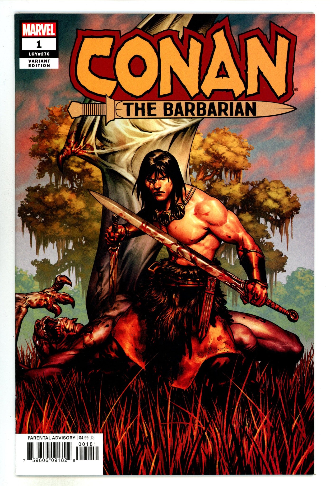 Conan the Barbarian Vol 3 1 (276) High Grade (2019) Saiz Variant 