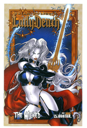 Lady Death: The Wicked 1 NM (9.4) (2005) Gold Foil Variant