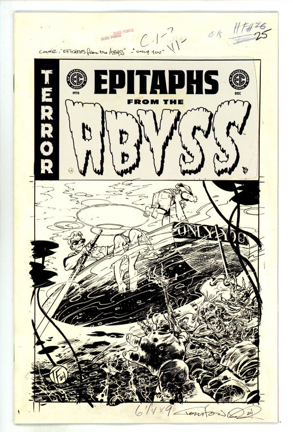 EC Epitaphs From The Abyss 6 Fowler B&W Incentive Variant NM (2024)