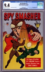 Spy Smasher 1 CGC 9.4 (NM) (1941) thumbnail