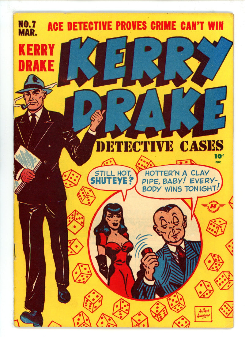Kerry Drake Detective Cases 7 VF- (7.5) (1948) 