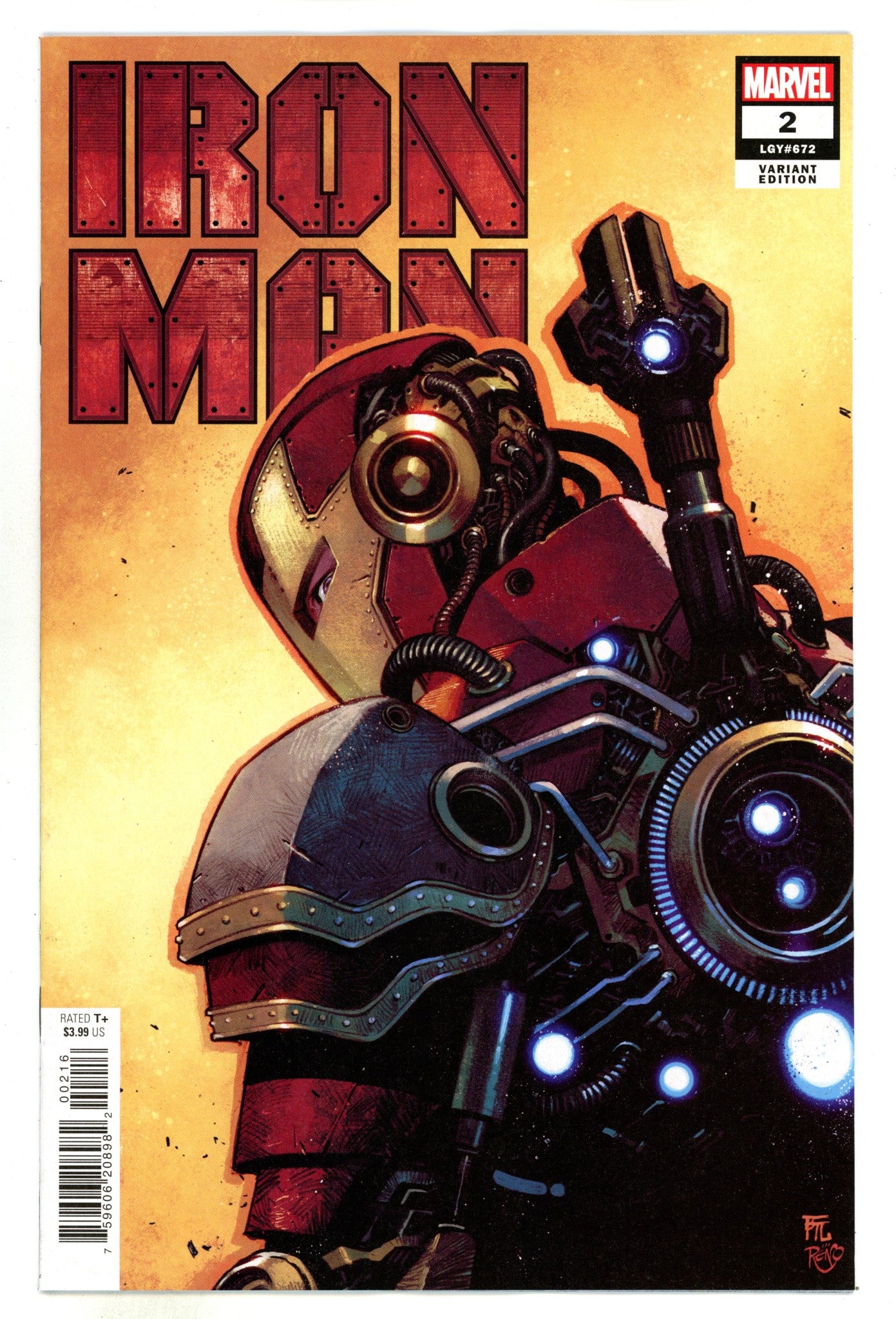 Iron Man Vol 7 2 Ruan Incentive Variant NM- (2024)