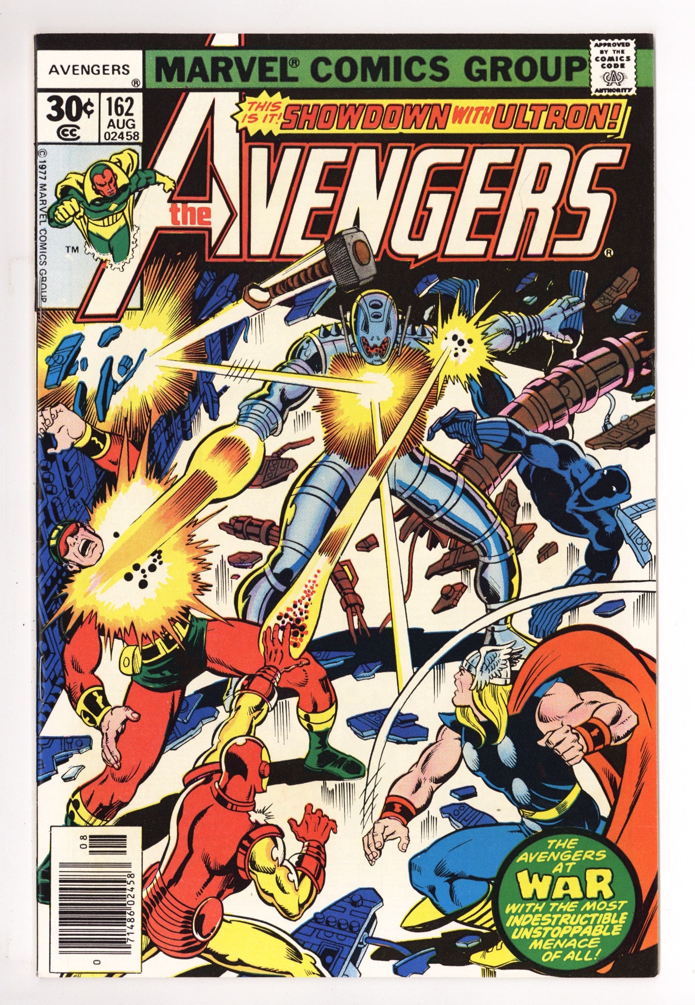 The Avengers Vol 1 162 VF+ (8.5) (1977) 