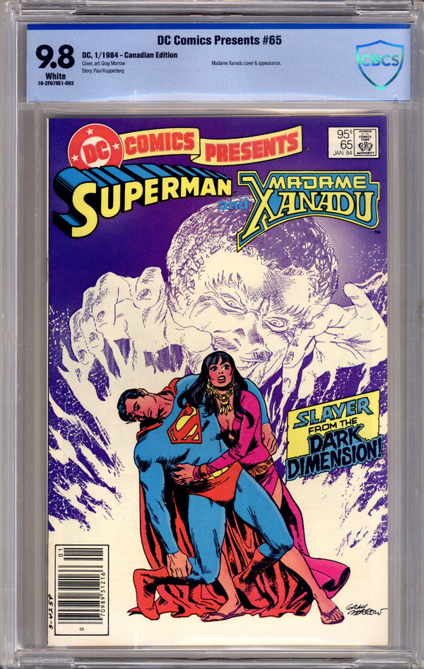 DC Comics Presents Vol 1 65 CBCS 9.8 (NM/M) (1984) Canadian Price Variant